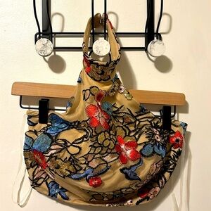 Women’s Social Code Fancy Halter Top, Size 3